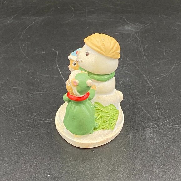 Forest Friends Snowball Friends Chipmunk Figurine 2" Christmas Mantle Decor - Picture 2 of 8